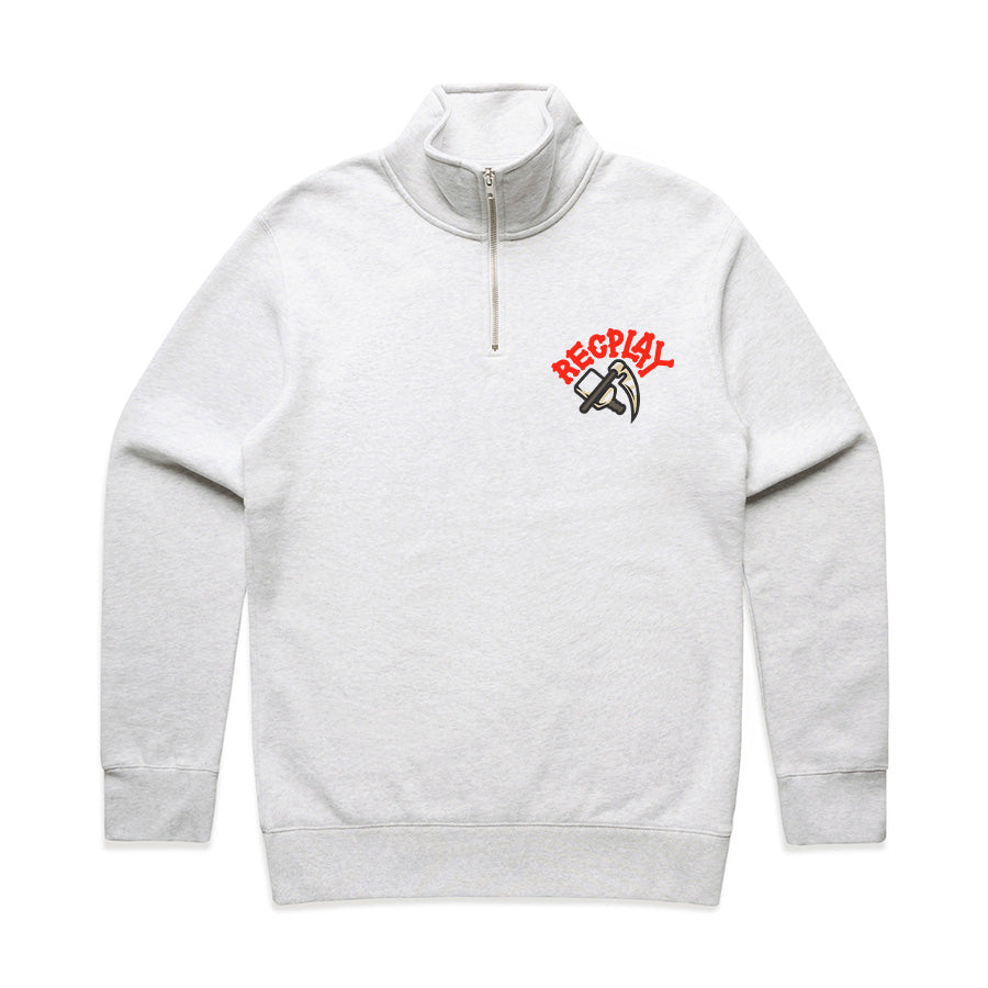 Fear The Paddle Half Zip Crew