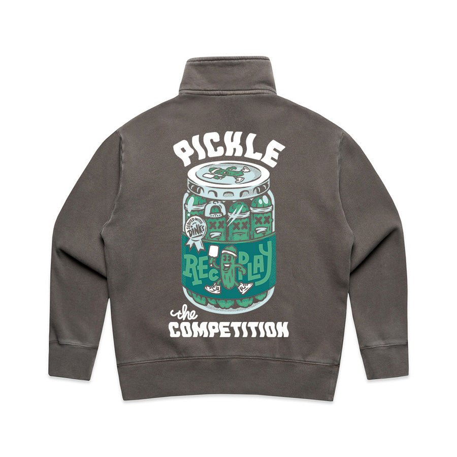 Women's Pickle The Competition Premium Faded Half-Zip Sweatshirt