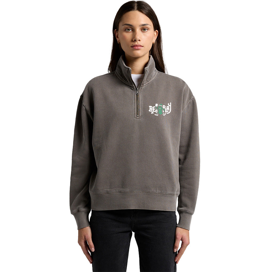 Women's Pickle The Competition Premium Faded Half-Zip Sweatshirt