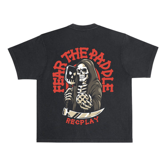 Fear The Paddle Heavyweight Boxy Tee
