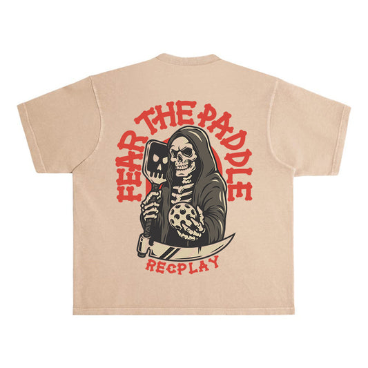 Fear The Paddle Heavyweight Boxy Tee *SPOOKY SLAM LIMITED EDITION*